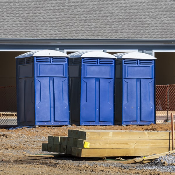 are there any restrictions on what items can be disposed of in the portable restrooms in Buda TX